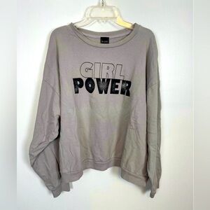Girl Power Oversized Hoodie Large